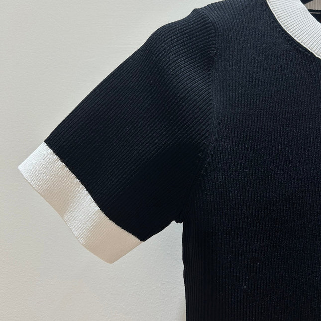 GUCCI 26S SHORT-SLEEVE KNIT CREWNECK TOP 490