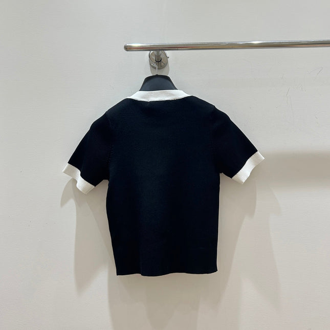 GUCCI 26S SHORT-SLEEVE KNIT CREWNECK TOP 490