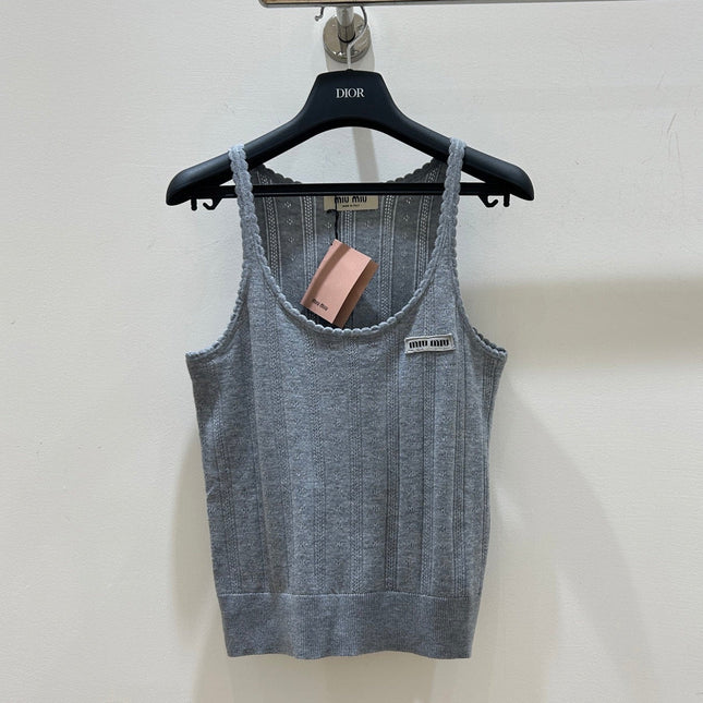 MIUMIU 26S KNIT TANK TOP 1332