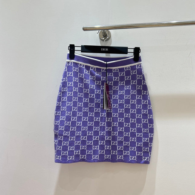 GUCCI 26S KNIT MIDI SKIRT 494