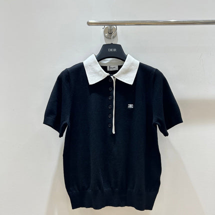 CELINE 26S SHORT-SLEEVE POLO SHIRT 491