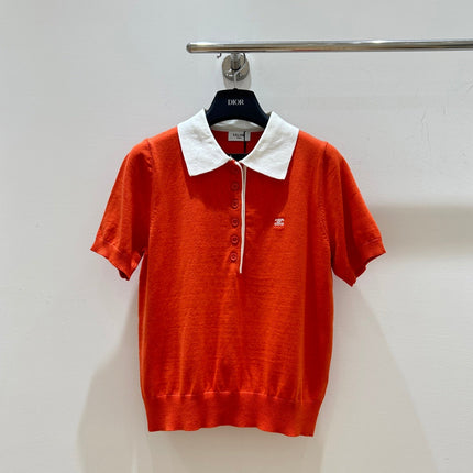 CELINE 26S SHORT-SLEEVE POLO SHIRT 492