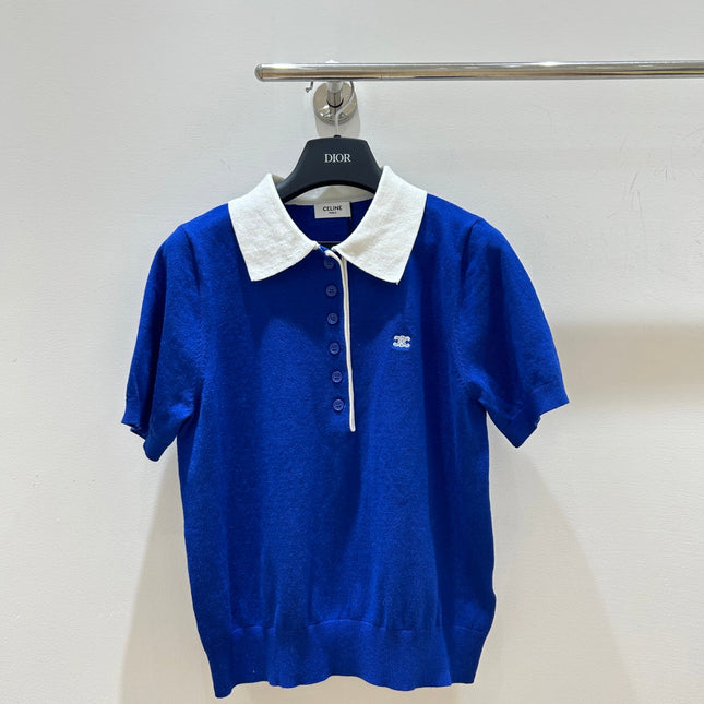 CELINE 26S SHORT-SLEEVE POLO SHIRT 493