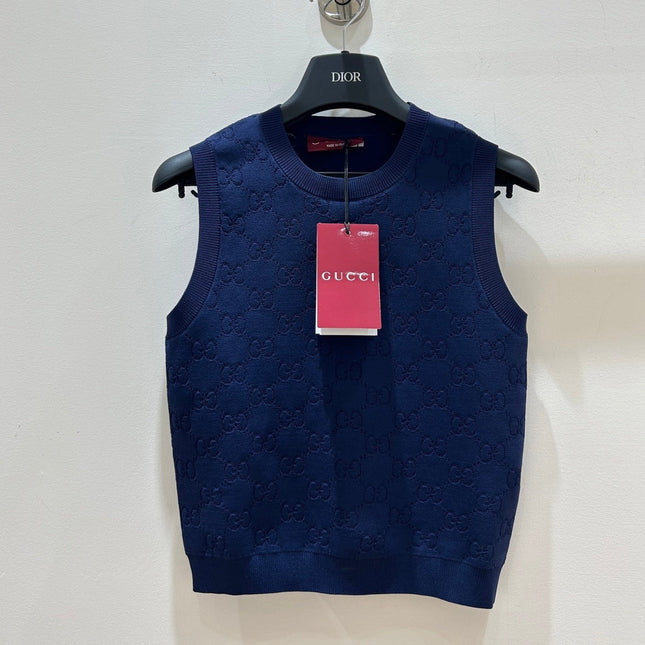 GUCCI 26S SLEEVELESS KNIT TOP 487