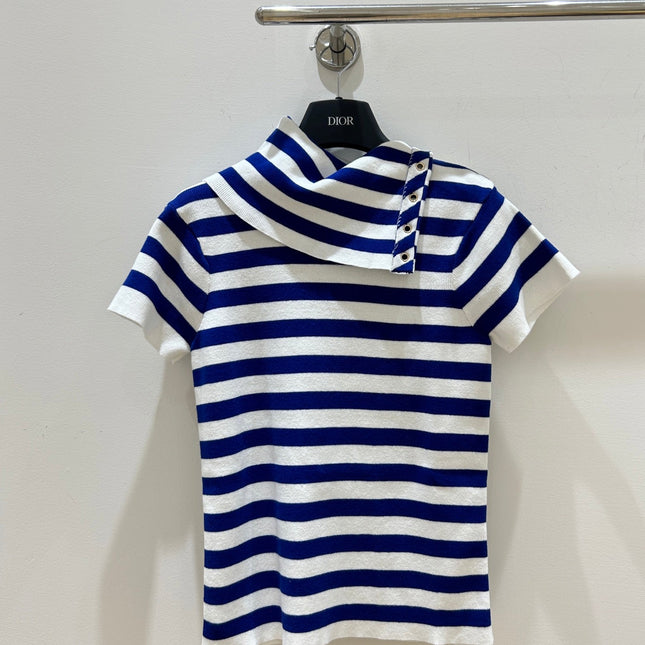 CELINE 26S SHORT-SLEEVE TURTLENECK SWEATER 432
