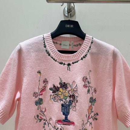 DIOR 26S SHORT-SLEEVE CREWNECK T-SHIRT 1357