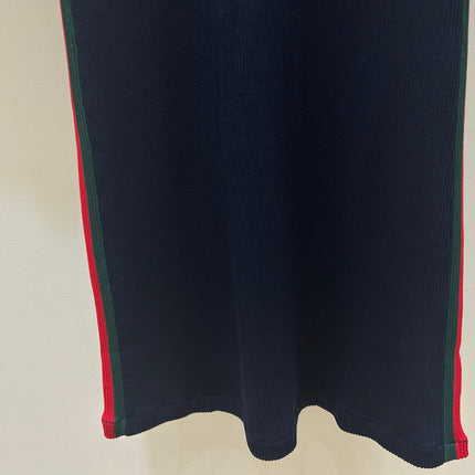 GUCCI 26S SHORT-SLEEVE KNIT POLO DRESS 379
