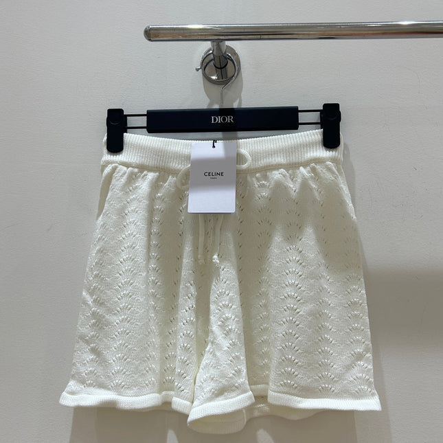 CELINE 26S KNIT SHORTS 372