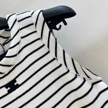 CELINE 26S SLEEVELESS KNIT TOP 404