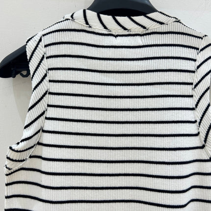 CELINE 26S SLEEVELESS KNIT TOP 404