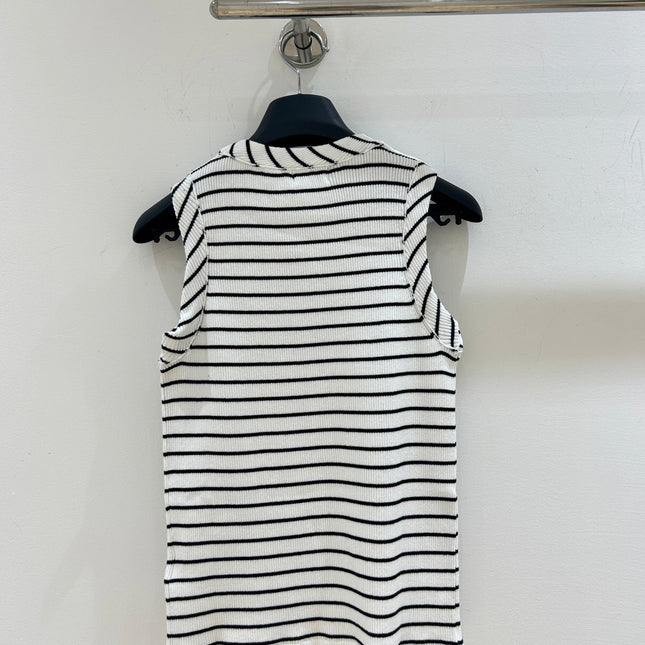 CELINE 26S SLEEVELESS KNIT TOP 404