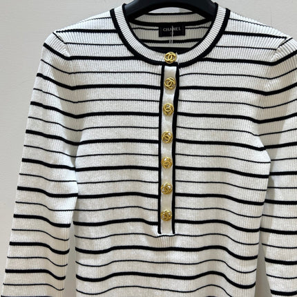 CHANEL 26S LONG SLEEVE KNIT TOP 1616