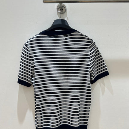 MIUMIU 26S HENLEY KNIT TOP 1537