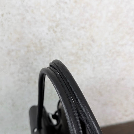 CHANEL 26S TOTE BAG 44 IN BLACK LAMBSKIN GRAINED