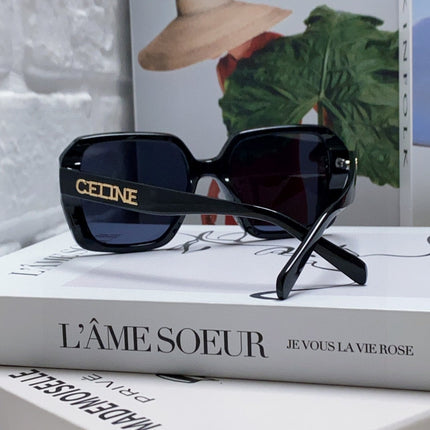 TRIOMPHE SUNGLASSES 548595 IN BLACK ACETATE
