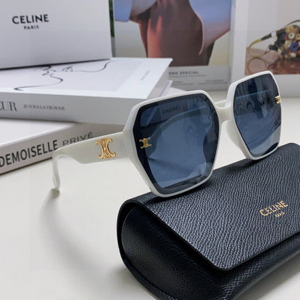 TRIOMPHE SUNGLASSES 552771 IN WHITE ACETATE