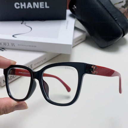 SQUARE SUNGLASSES 632889 IN BLACK AND RED ACETATE