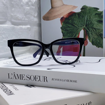 SQUARE SUNGLASSES 632890 IN BLACK ACETATE