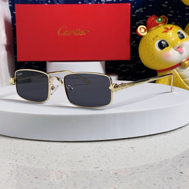 SANTOS RECTANGULAR FRAME SUNGLASSES CT0473S IN METAL