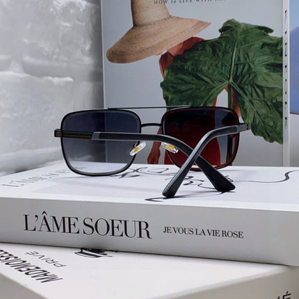 SQUARE FRAME SUNGLASSES 570213 IN METAL
