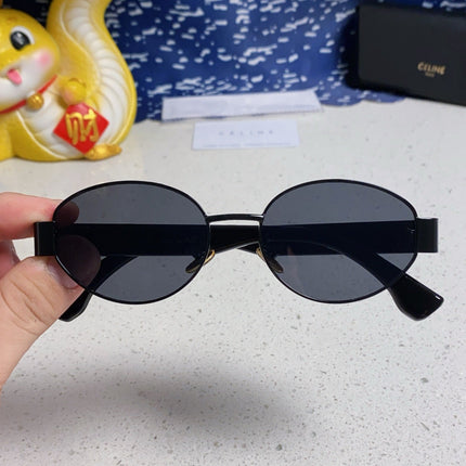 CELINE 26S OVAL FRAME IN METAL 493074