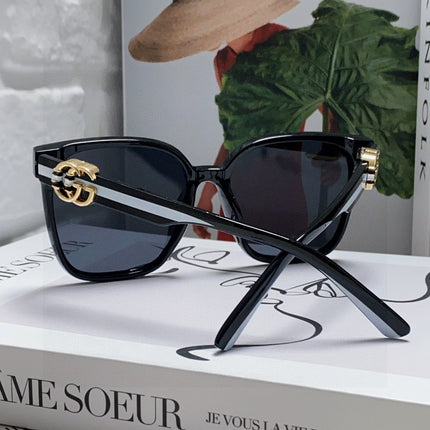 EMBOSSED LOGO BUTTERFLY FRAME SUNGLASSES 576876 IN ACETATE