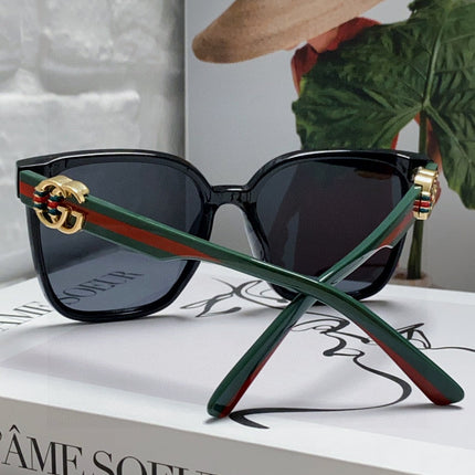 EMBOSSED LOGO BUTTERFLY FRAME SUNGLASSES 576876 IN ACETATE