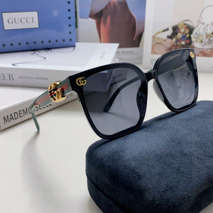 EMBOSSED LOGO BUTTERFLY FRAME SUNGLASSES 576876 IN ACETATE