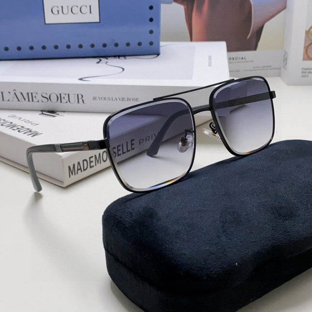 SQUARE FRAME SUNGLASSES 576880 IN METAL