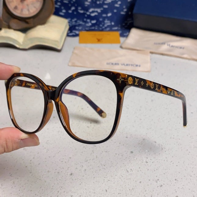 CAT EYE SUNGLASSES 573323 IN HAVANA ACETATE MONOGRAM LOGO
