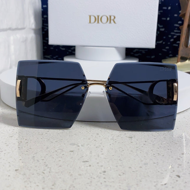 30MONTAIGNE S7U SUNGLASS 578110 IN GOLD METAL GREY LENSES