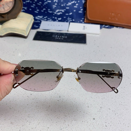 CELINE 26S POLYGONAL FRAME IN METAL 493096