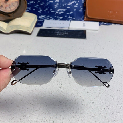 CELINE 26S POLYGONAL FRAME IN METAL 493097