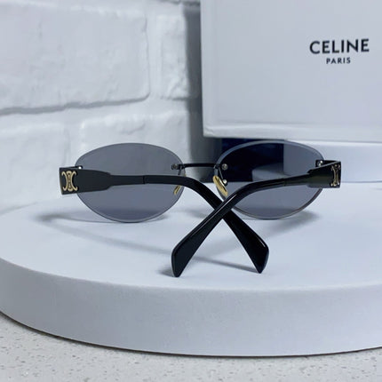CELINE 26S RIMLESS OVAL FRAME IN METAL 493102