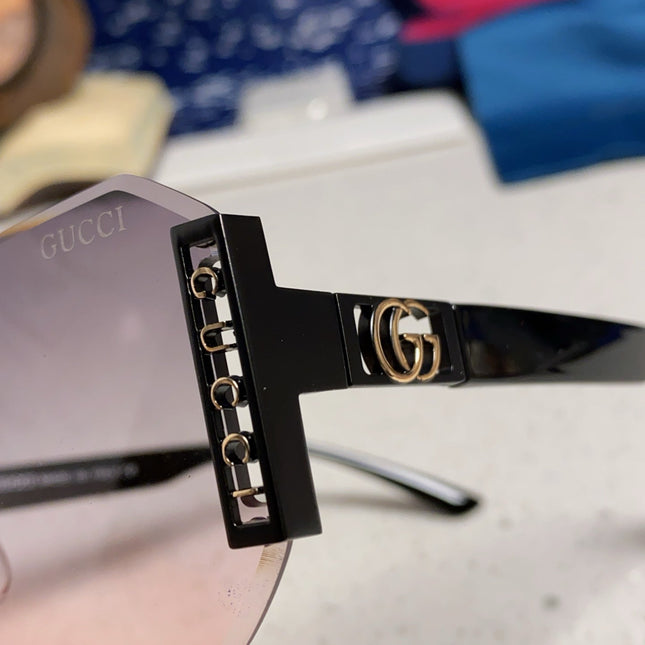 GUCCI 26S OVERSIZED SOLID FRAME IN ACETATE 420471