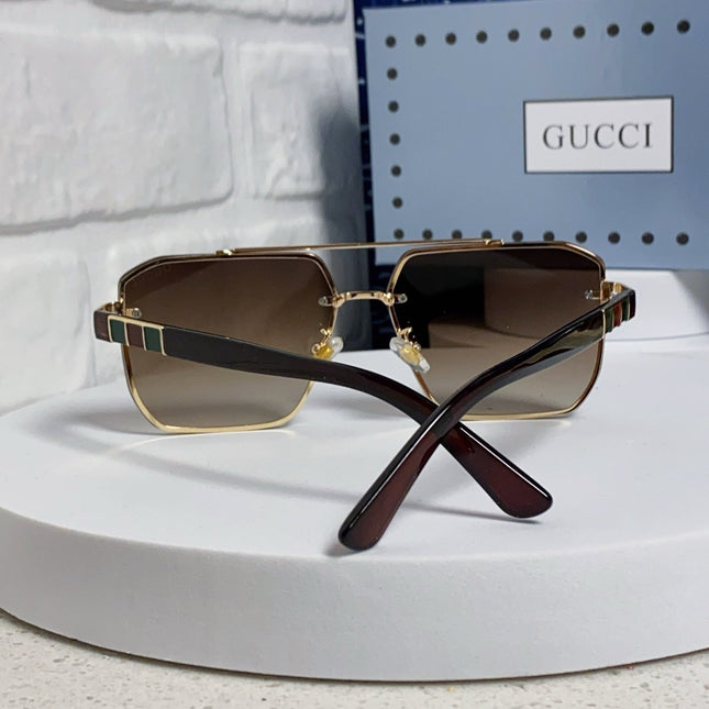 GUCCI 26S SQUARE FRAME IN METAL 420481