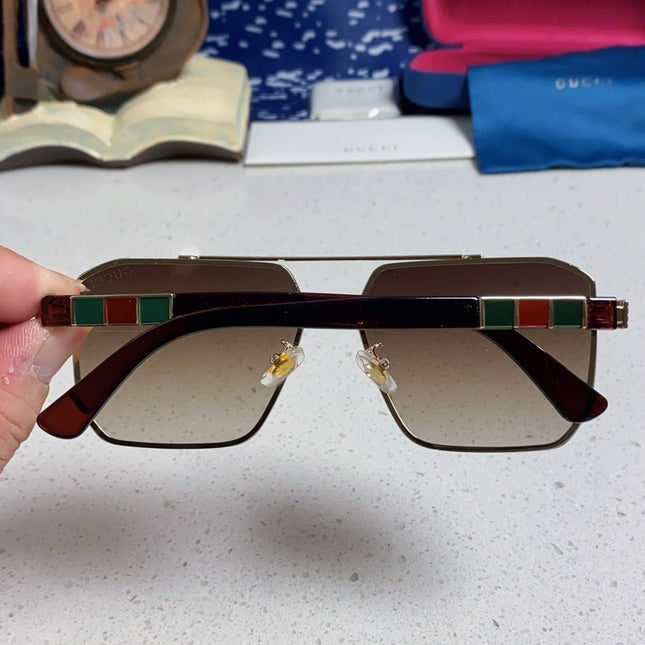 GUCCI 26S SQUARE FRAME IN METAL 420481