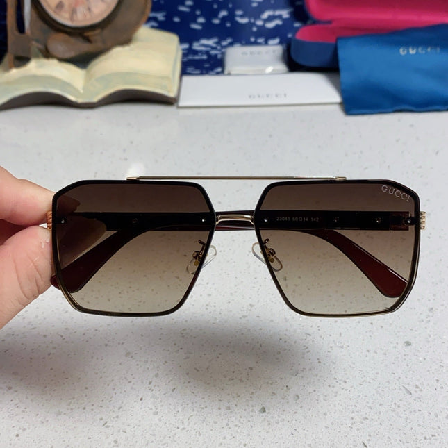 GUCCI 26S SQUARE FRAME IN METAL 420481
