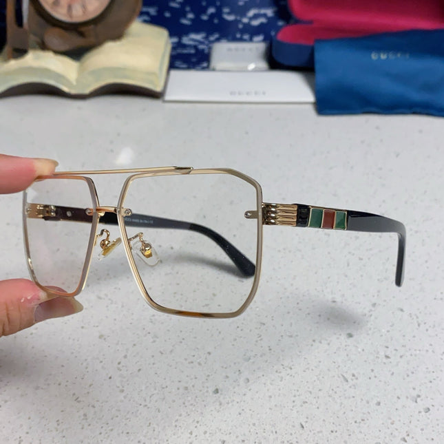 GUCCI 26S SQUARE FRAME IN METAL 420483