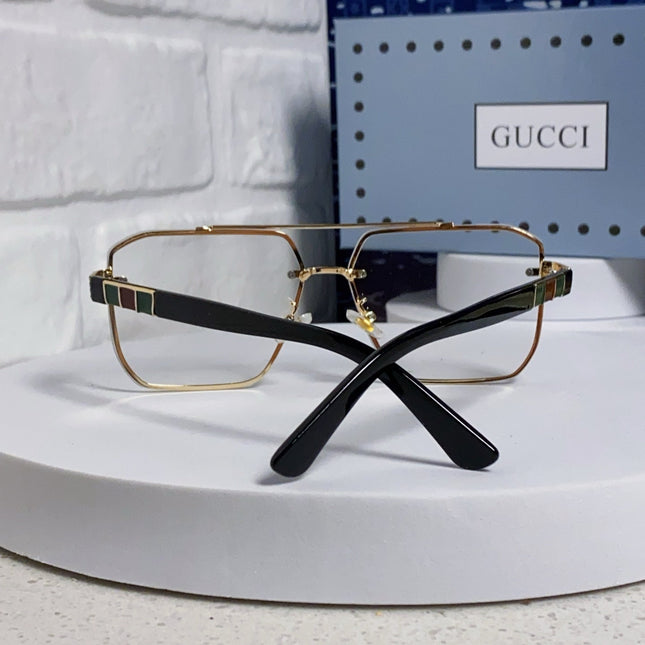 GUCCI 26S SQUARE FRAME IN METAL 420483