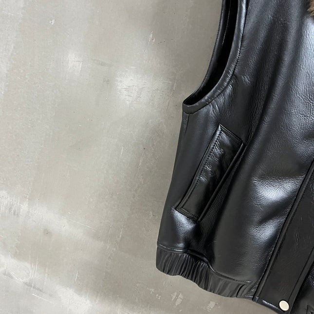 YSL 25S LEATHER VEST STYLE 144