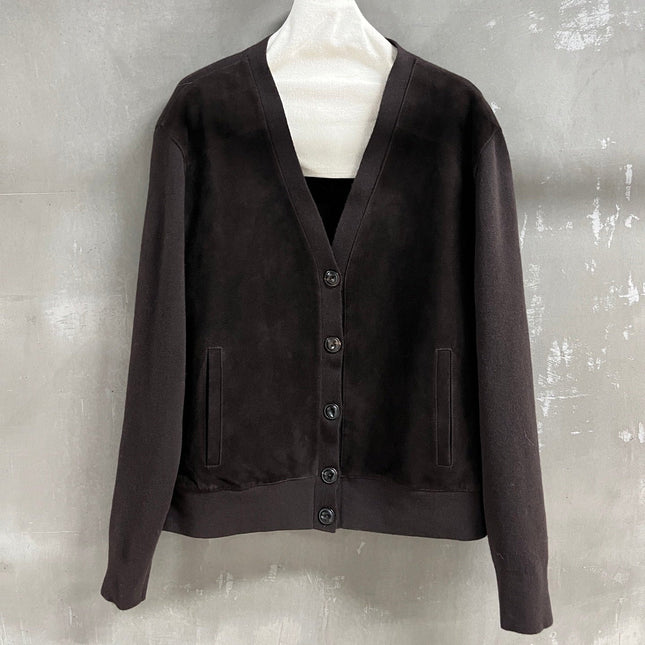LORO PIANA 26S V-NECK KNIT CARDIGAN 882