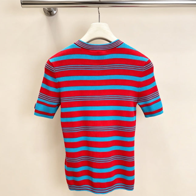 CHANEL 26S SHORT-SLEEVE KNIT TOP 1383