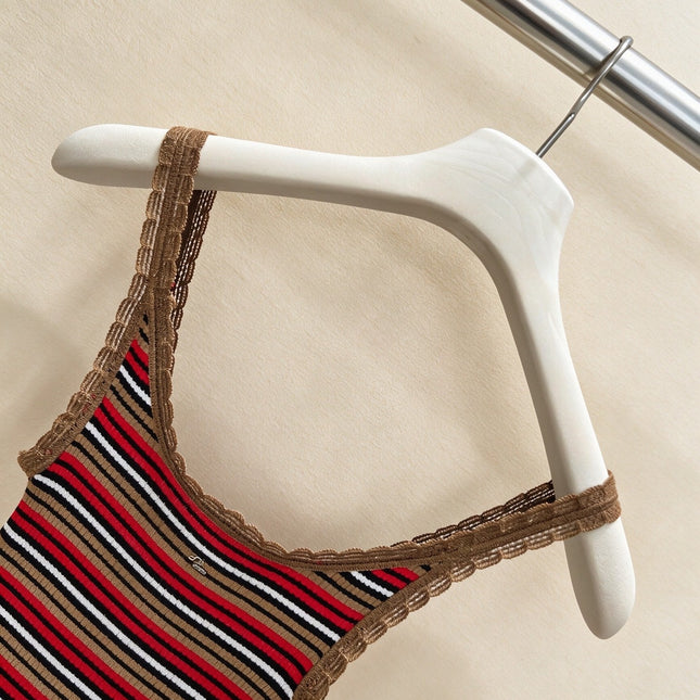 PRADA 26S STRIPED SLIP DRESS 1050