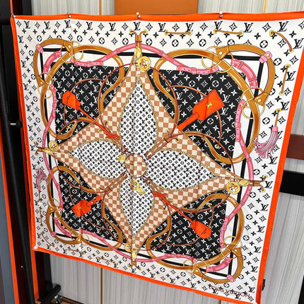 LV SCARF 90 CM IN SILK 729071