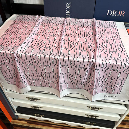 DIOR 26S SCARF 90CM IN SILK 307334