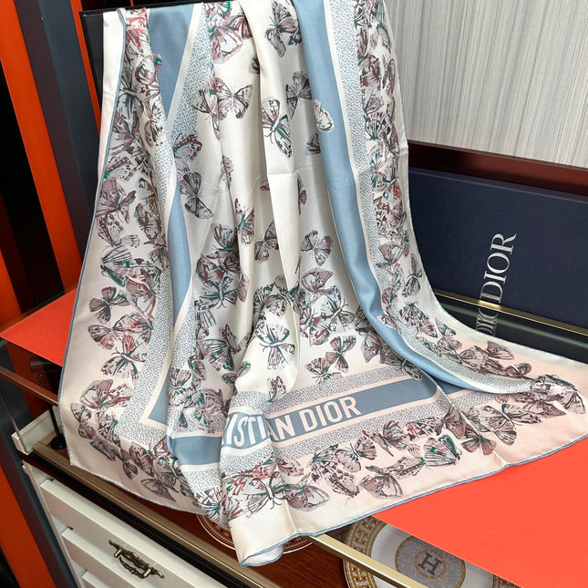 DIOR 26S SCARF 90CM IN SILK 295706