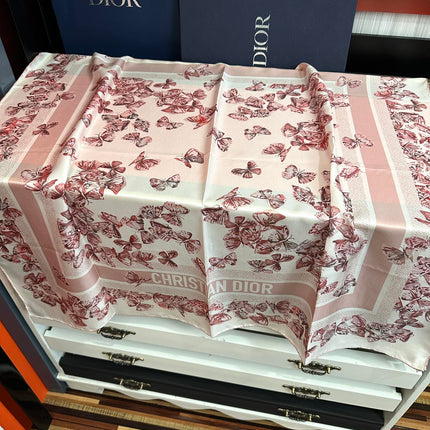 DIOR 26S SCARF 90CM IN SILK 295707