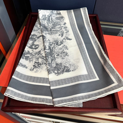 DIOR 26S SCARF 90CM IN SILK 313454