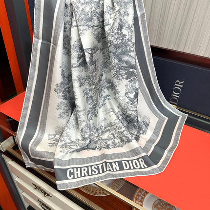 DIOR 26S SCARF 90CM IN SILK 313454
